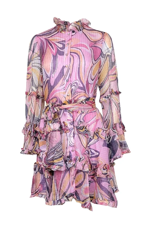 Off - the - Shoulder Women Dress for a Romantic and Feminine Look Off - the - Shoulder Women Dress for a Romantic and Feminine Look Alexis - Pink & Purple Paris Ruffled Silk Blend Mini Dress Sz M Off - the - Shoulder Women Dress for a Romantic and Feminine Look Off - the - Shoulder Women Dress for a Romantic and Feminine Look Alexis - Pink & Purple Paris Ruffled Silk Blend Mini Dress Sz M