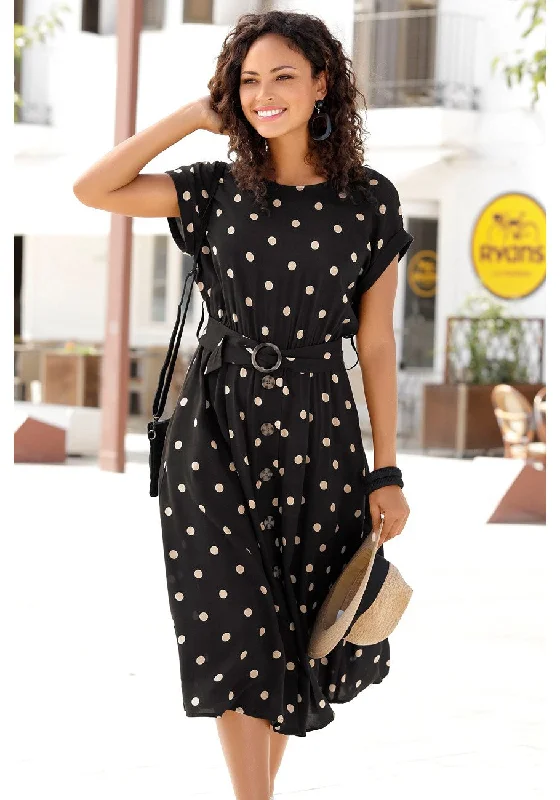 Strapless Women Dress with a Built - in Bra for Comfort and Support Strapless Women Dress with a Built - in Bra for Comfort and Support LASCANA Women's Belted Polka Dot Dress Strapless Women Dress with a Built - in Bra for Comfort and Support Strapless Women Dress with a Built - in Bra for Comfort and Support LASCANA Women's Belted Polka Dot Dress