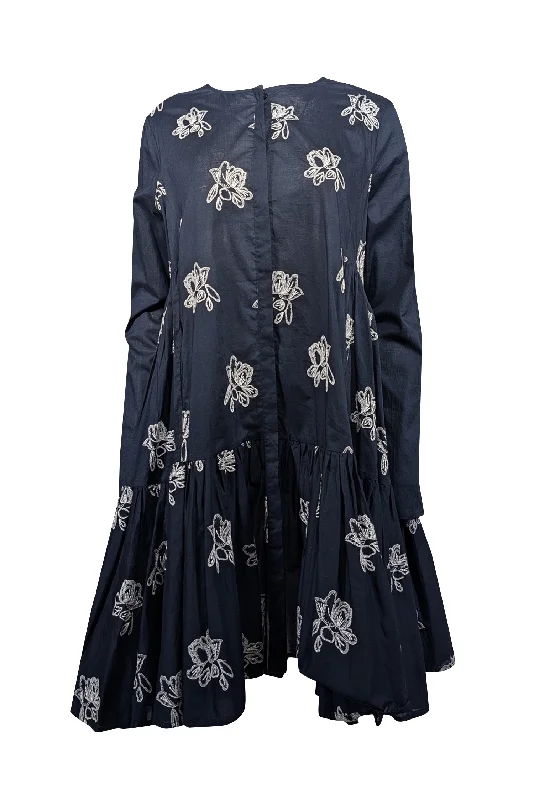 Wrap - Style Women Dress with Adjustable Fit for All Body Types Wrap - Style Women Dress with Adjustable Fit for All Body Types Merlette - Navy & White 'Caliza Embroidered Long Sleeve Dress' Sz S Wrap - Style Women Dress with Adjustable Fit for All Body Types Wrap - Style Women Dress with Adjustable Fit for All Body Types Merlette - Navy & White 'Caliza Embroidered Long Sleeve Dress' Sz S