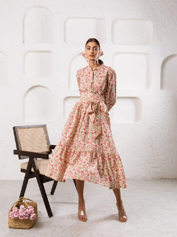 Ball Gown Women Dress with a Full Skirt for a Princess - like Look Ball Gown Women Dress with a Full Skirt for a Princess - like Look Pink Abbey Garden Dress - Hand Block Printed Midi Dress Ball Gown Women Dress with a Full Skirt for a Princess - like Look Ball Gown Women Dress with a Full Skirt for a Princess - like Look Pink Abbey Garden Dress - Hand Block Printed Midi Dress