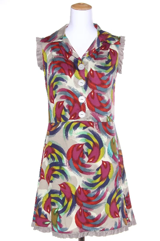 Ruffled Women Dress with Multiple Layers for a Playful and Girly Style Ruffled Women Dress with Multiple Layers for a Playful and Girly Style SCINTILLA - Colourful print dress! 8 Ruffled Women Dress with Multiple Layers for a Playful and Girly Style Ruffled Women Dress with Multiple Layers for a Playful and Girly Style SCINTILLA - Colourful print dress! 8