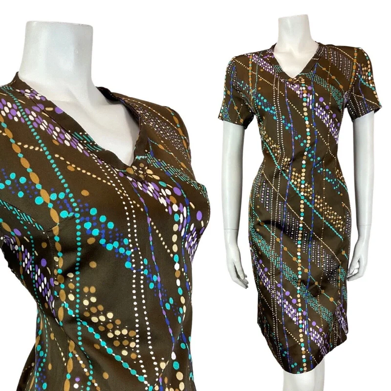 Pleated Women Dress with a Timeless and Elegant Texture Pleated Women Dress with a Timeless and Elegant Texture VINTAGE 60s 70s BROWN BLUE PURPLE BEAD REED DOTTY MOD SHORT SLEEVE DRESS 12 Pleated Women Dress with a Timeless and Elegant Texture Pleated Women Dress with a Timeless and Elegant Texture VINTAGE 60s 70s BROWN BLUE PURPLE BEAD REED DOTTY MOD SHORT SLEEVE DRESS 12