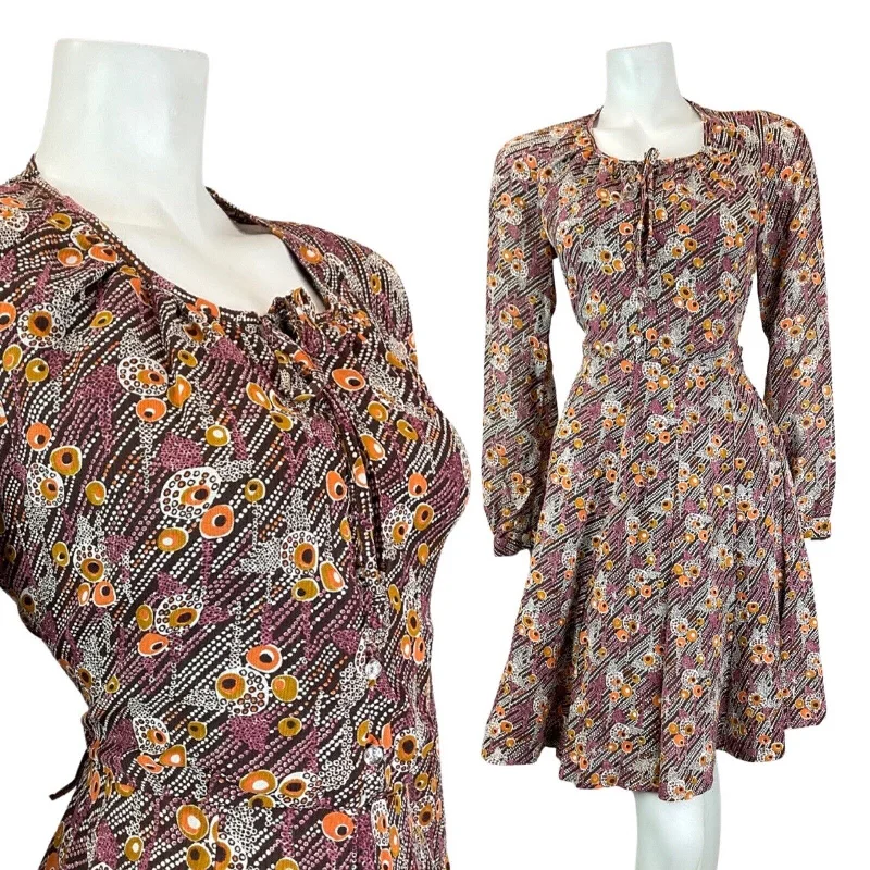 Halter Neck Women Dress to Show Off the Shoulders and Neckline Halter Neck Women Dress to Show Off the Shoulders and Neckline VINTAGE 60s 70s BROWN PURPLE WHITE DOTTY PSYCHEDELIC MOD SWING DRESS 10 Halter Neck Women Dress to Show Off the Shoulders and Neckline Halter Neck Women Dress to Show Off the Shoulders and Neckline VINTAGE 60s 70s BROWN PURPLE WHITE DOTTY PSYCHEDELIC MOD SWING DRESS 10