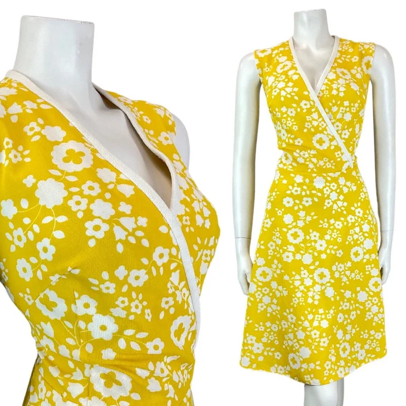 Mini Women Dress with a Short Hem for a Young and Trendy Style Mini Women Dress with a Short Hem for a Young and Trendy Style VINTAGE 60s 70s SUNSHINE YELLOW WHITE DAISY FLOWER MOD SLEEVELESS DRESS 14 Mini Women Dress with a Short Hem for a Young and Trendy Style Mini Women Dress with a Short Hem for a Young and Trendy Style VINTAGE 60s 70s SUNSHINE YELLOW WHITE DAISY FLOWER MOD SLEEVELESS DRESS 14