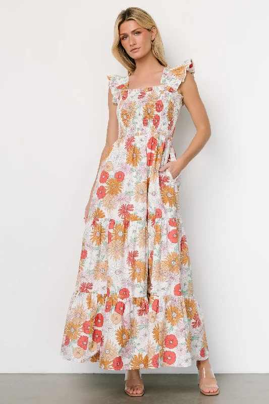 Maxi dresses with polka dot prints for a playful styleAdela Maxi Dress | Cream Multi Floral Maxi dresses with polka dot prints for a playful styleAdela Maxi Dress | Cream Multi Floral