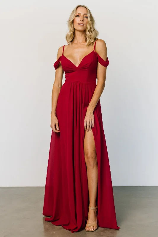 Sheer maxi dresses with lace overlays for a romantic touchBianca Lace Maxi Dress | Crimson Sheer maxi dresses with lace overlays for a romantic touchBianca Lace Maxi Dress | Crimson