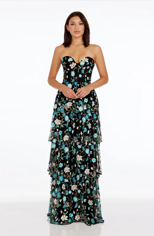 Leather maxi dresses for an edgy and bold appearanceLayana Dress