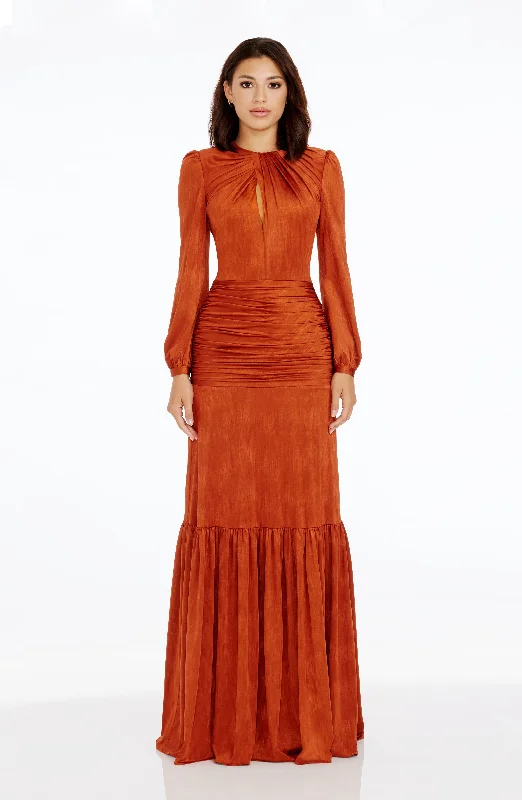 Maxi dresses with a wrap - around style for a customizable fitLucille Dress