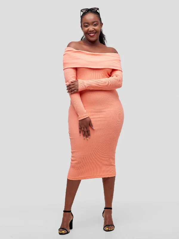 Chic Plug Off-shoulder - Peach