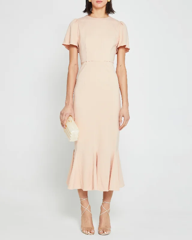 Midi dresses with button - down skirts for a unique and functional designKimmie Dress Midi dresses with button - down skirts for a unique and functional designKimmie Dress