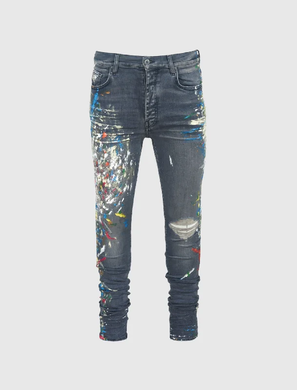Colored women jeans in vibrant hues like red and yellowWES LANG PAINTER JEAN