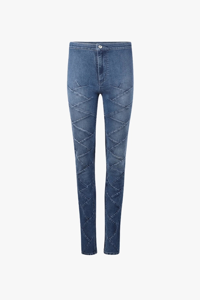 Dark - wash women jeans for a sophisticated and slimming effectCARLOTA JEAN | RIVER BLUE Dark - wash women jeans for a sophisticated and slimming effectCARLOTA JEAN | RIVER BLUE