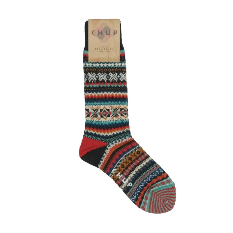 Washed - Out Denim Top for a Vintage AestheticChup Socks Hygge (Charcoal)