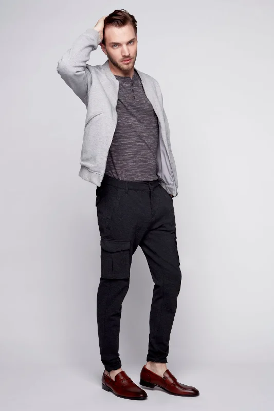 Cargo women jeans with multiple pockets for added functionalityDEAN - Slim Fit Convertible Cargo Ponte Knit Jogger - Charcoal Cargo women jeans with multiple pockets for added functionalityDEAN - Slim Fit Convertible Cargo Ponte Knit Jogger - Charcoal
