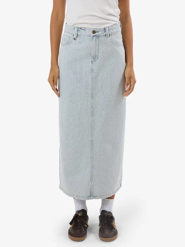 High - rise flare women jeans for a 70s - inspired lookFrankie Skirt - Dirty Fade