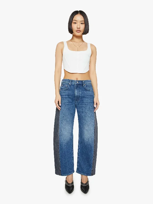 Bootcut women jeans to complement various shoe stylesPETITES The Lil' Half Pipe Flood - Black And Blue Bootcut women jeans to complement various shoe stylesPETITES The Lil' Half Pipe Flood - Black And Blue