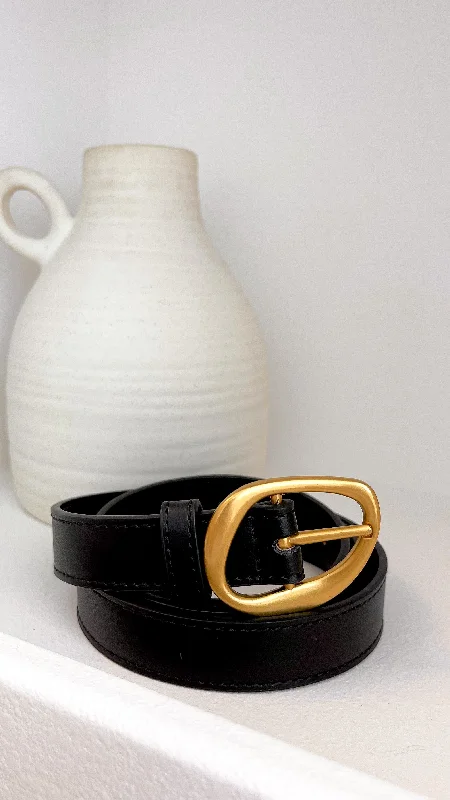 Skinny women jeans with a form - fitting designMorgana Belt - Black