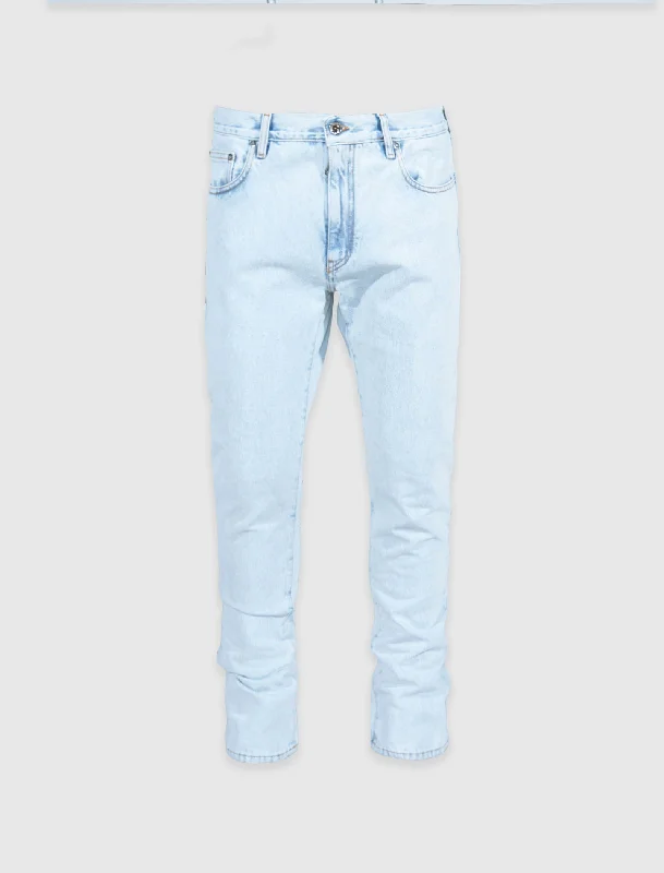 Acid - wash women jeans with a retro finishDIAGONAL POCKET SKINNY JEAN