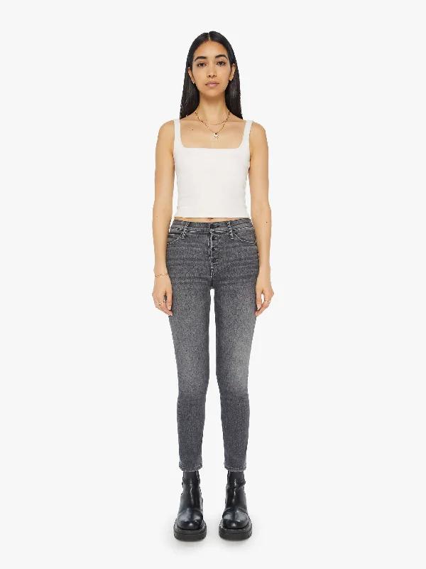 Ripped women jeans for a rebellious and fashion - forward styleThe Pixie Mid Rise Dazzler Ankle - Up In Smoke Ripped women jeans for a rebellious and fashion - forward styleThe Pixie Mid Rise Dazzler Ankle - Up In Smoke
