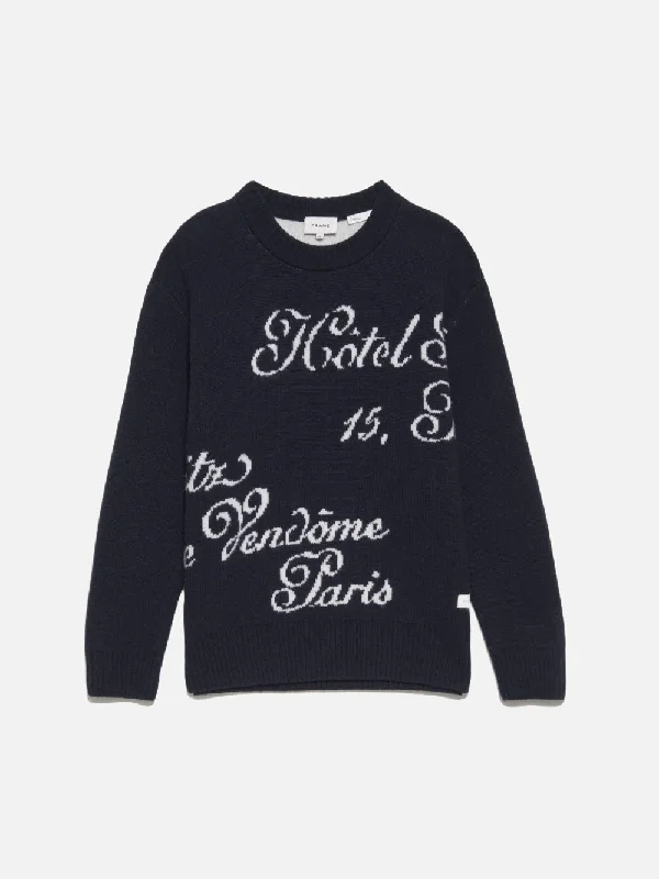 Acid - wash women jeans with a retro finishRitz Mens Crew Sweater -- Navy Multi
