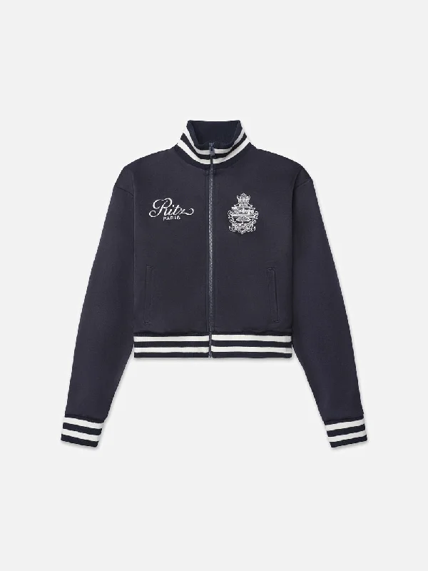 Cargo women jeans with multiple pockets for added functionalityRitz Women's Track Suit Jacket -- Navy Cargo women jeans with multiple pockets for added functionalityRitz Women's Track Suit Jacket -- Navy