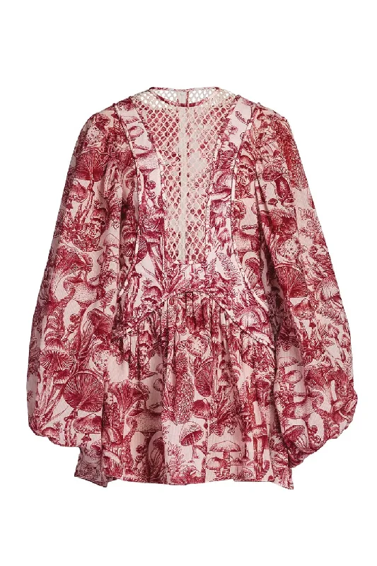 Plus - size women jeans for a comfortable and stylish fitStella McCartney Fungi Forest Print Mini Dress - Light Apricot Plus - size women jeans for a comfortable and stylish fitStella McCartney Fungi Forest Print Mini Dress - Light Apricot