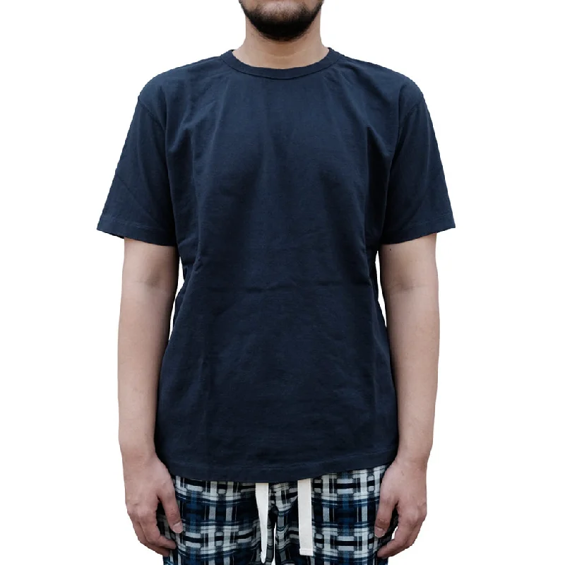 Straight - leg women jeans with a classic and timeless appealStudio D'Artisan American Dry Jersey Tee (Navy) Straight - leg women jeans with a classic and timeless appealStudio D'Artisan American Dry Jersey Tee (Navy)