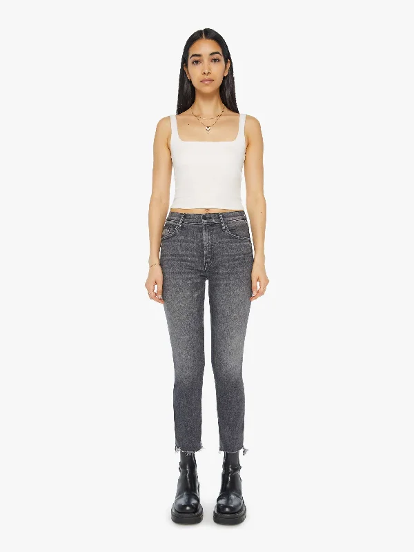 Straight - leg women jeans with a classic and timeless appealThe Insider Crop Step Fray - Up In Smoke Straight - leg women jeans with a classic and timeless appealThe Insider Crop Step Fray - Up In Smoke
