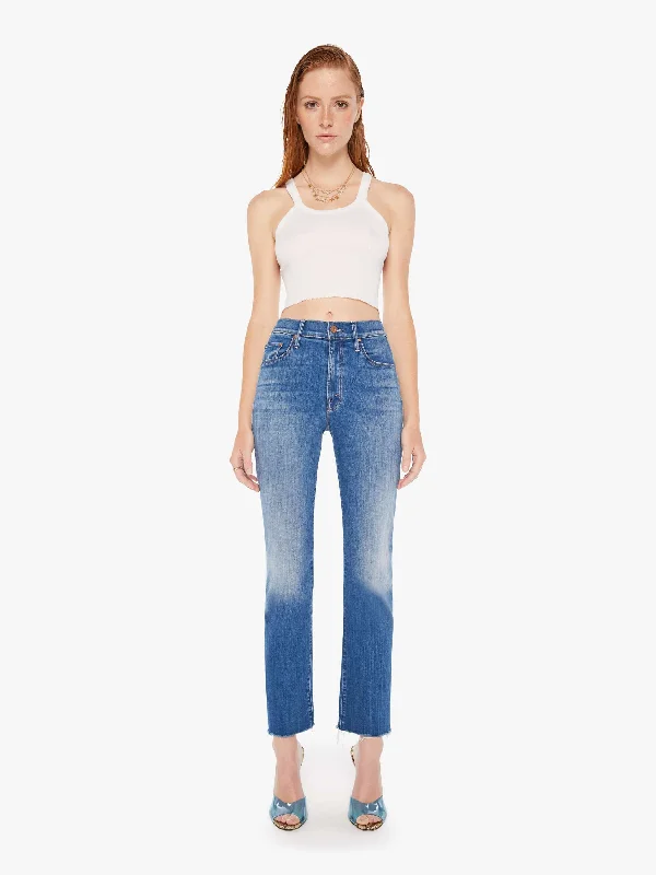 Acid - wash women jeans with a retro finishThe Insider Flood Fray - We Got The Beat
