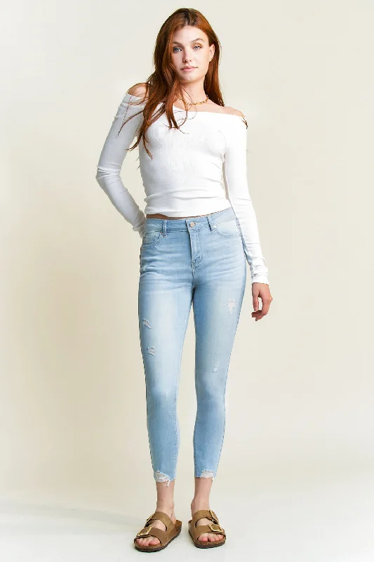 Straight - leg women jeans with a classic and timeless appealHigh Rise Ankle Skinny Jeans Straight - leg women jeans with a classic and timeless appealHigh Rise Ankle Skinny Jeans