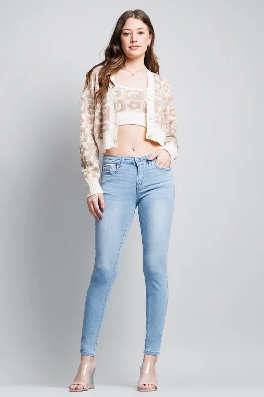 Stretch women jeans for enhanced mobility and comfortMid Rise Push Up Ankle Skinny Jeans Stretch women jeans for enhanced mobility and comfortMid Rise Push Up Ankle Skinny Jeans