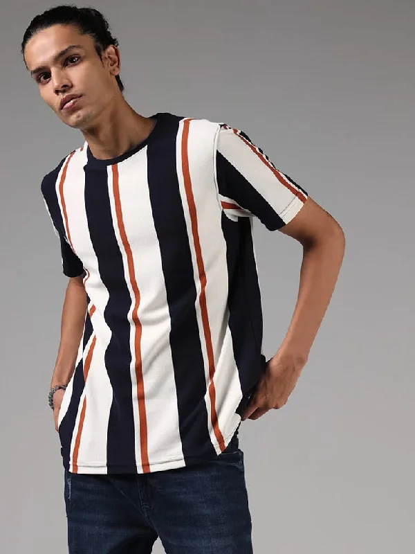 Women's spandex stretch pants Cargo women jeans with multiple pockets for added functionality Nuon Off White Striped Cotton Blend Slim-Fit T-Shirt Women's spandex stretch pants Cargo women jeans with multiple pockets for added functionality Nuon Off White Striped Cotton Blend Slim-Fit T-Shirt