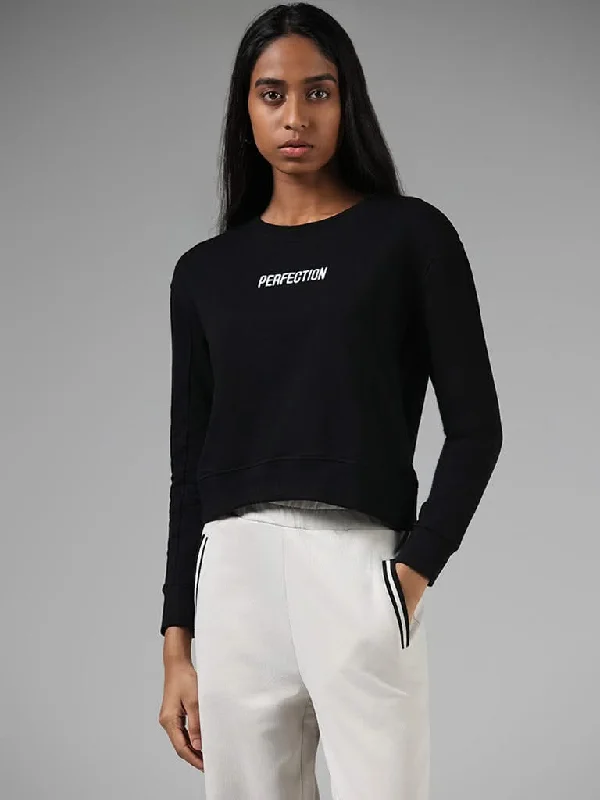 Women's tie - dye festival pants Straight - leg women jeans with a classic and timeless appeal Studiofit Black Typographic Printed Cotton Blend Top Women's tie - dye festival pants Straight - leg women jeans with a classic and timeless appeal Studiofit Black Typographic Printed Cotton Blend Top