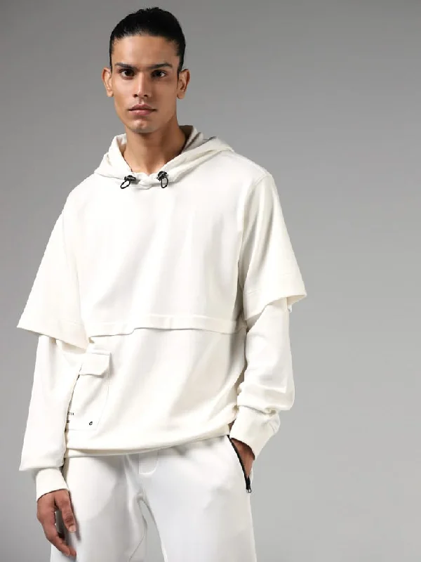 Women's pants for beach parties Straight - leg women jeans with a classic and timeless appeal Studiofit Off White Cotton Relaxed-Fit Hoodie Sweatshirt Women's pants for beach parties Straight - leg women jeans with a classic and timeless appeal Studiofit Off White Cotton Relaxed-Fit Hoodie Sweatshirt