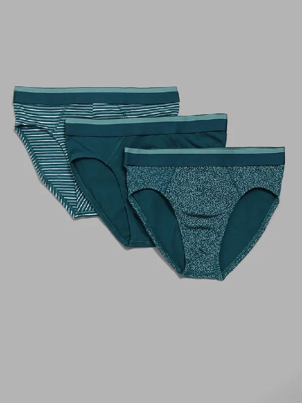 Women's pants for yoga studio Cargo women jeans with multiple pockets for added functionality WES Lounge Marine Blue Printed Briefs - Pack of 3 Women's pants for yoga studio Cargo women jeans with multiple pockets for added functionality WES Lounge Marine Blue Printed Briefs - Pack of 3