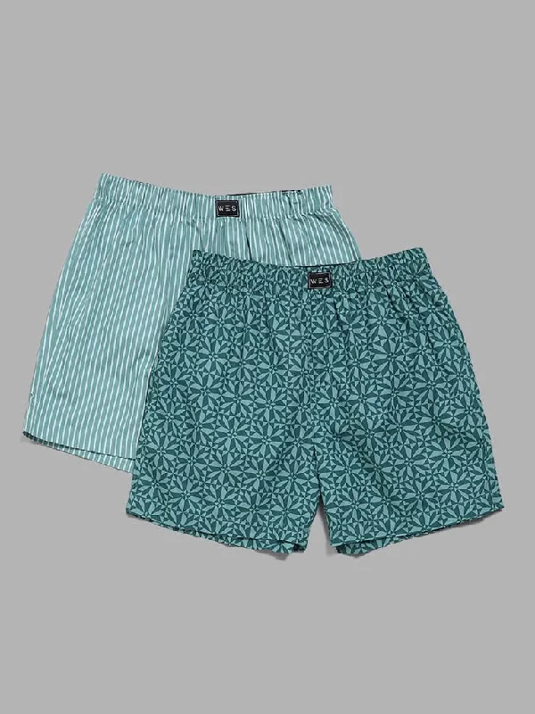 Women's pants for theme park visits Mom jeans for a nostalgic and casual look WES Lounge Striped & Printed Shades of Green Cotton Boxers - Pack of 2 Women's pants for theme park visits Mom jeans for a nostalgic and casual look WES Lounge Striped & Printed Shades of Green Cotton Boxers - Pack of 2