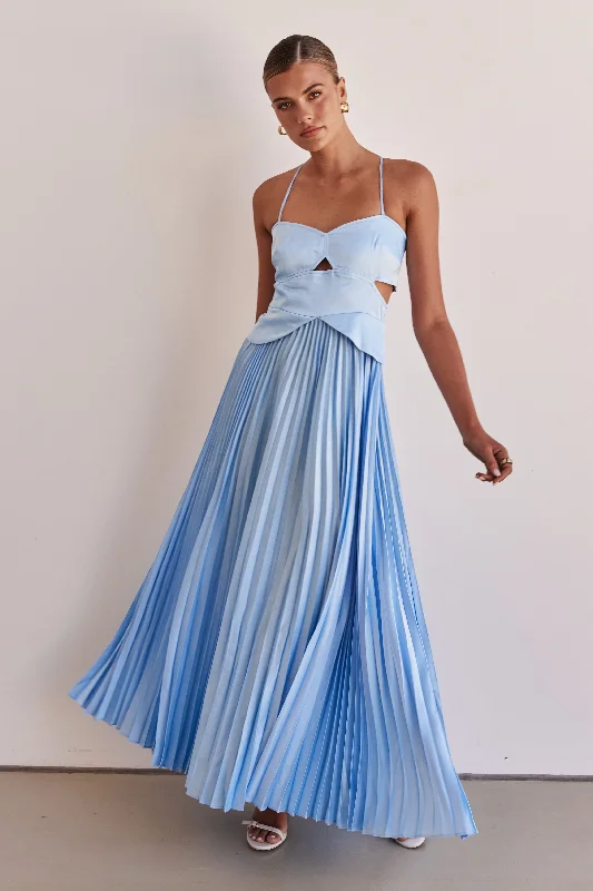 Maxi dresses with side slits for a touch of allureAlessandra Maxi Dress (Blue)