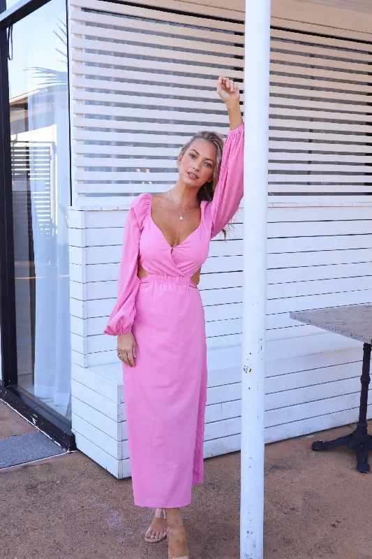 Polyester maxi dresses for easy - care and durabilityGeorgie Midi