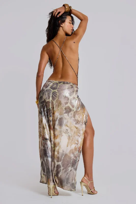 Maxi dresses with a paisley print for a classic and elegant styleSedona Metallic Leopard Maxi Dress Maxi dresses with a paisley print for a classic and elegant styleSedona Metallic Leopard Maxi Dress