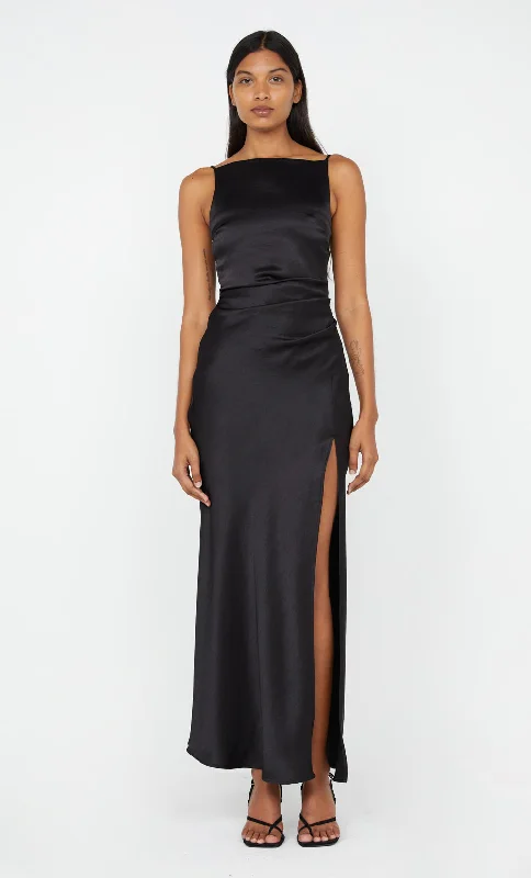 Sheer maxi dresses with lace overlays for a romantic touchTHE DREAMER MAXI DRESS - BLACK Sheer maxi dresses with lace overlays for a romantic touchTHE DREAMER MAXI DRESS - BLACK