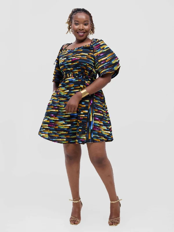 Mini dresses with asymmetric hems for a fashion - forward lookDala Shift Dress - Multicolored Mini dresses with asymmetric hems for a fashion - forward lookDala Shift Dress - Multicolored