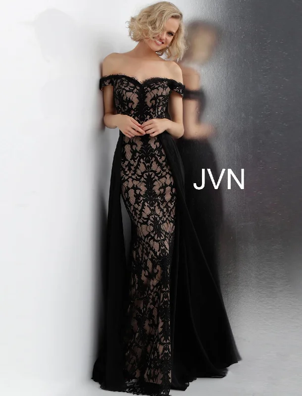 Wedding guest dresses with high - low hems and floral appliquesJovani 62489 Off the Shoulder Lace Prom Dress Sale Wedding guest dresses with high - low hems and floral appliquesJovani 62489 Off the Shoulder Lace Prom Dress Sale