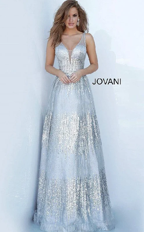 Printed wedding guest dresses with tropical motifs for beach weddingsJovani Long Metallic Prom Dress Sale Printed wedding guest dresses with tropical motifs for beach weddingsJovani Long Metallic Prom Dress Sale
