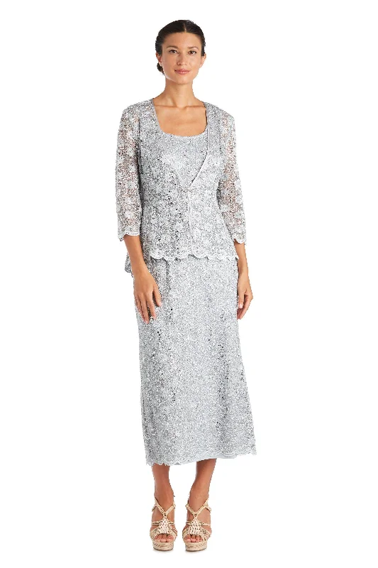Tea - length wedding guest dresses with polka dot patternsR&M Richards 7295 Long Mother Of The Bride Jacket Dress Sale Tea - length wedding guest dresses with polka dot patternsR&M Richards 7295 Long Mother Of The Bride Jacket Dress Sale