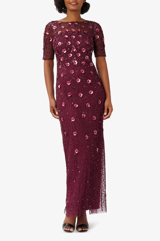 Bodycon dress for a bridal showerAdrianna Papell AP1E209314 Long Short Sleeve Beaded Formal Dress Bodycon dress for a bridal showerAdrianna Papell AP1E209314 Long Short Sleeve Beaded Formal Dress