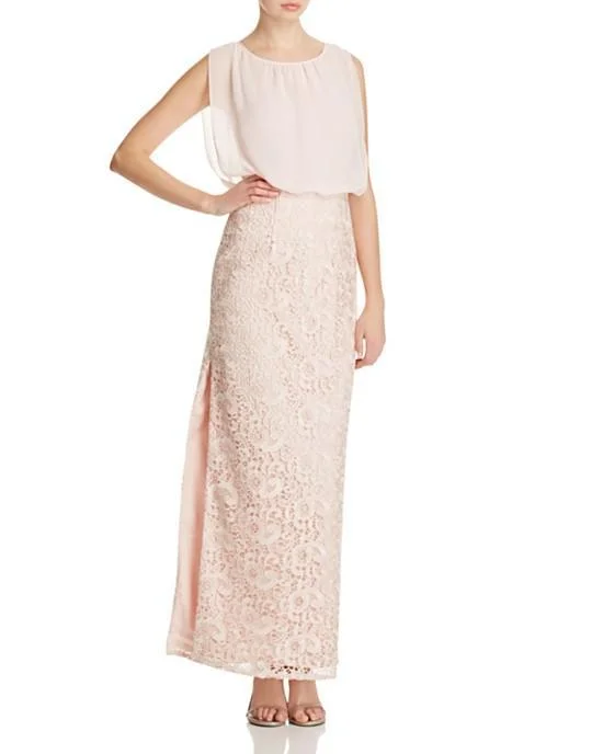 Prom dresses with cold - shoulder ruffled sleeves and floral prints for a romantic and fashionable styleAidan Mattox - Sleeveless Lace Long Dress 251704760 Prom dresses with cold - shoulder ruffled sleeves and floral prints for a romantic and fashionable styleAidan Mattox - Sleeveless Lace Long Dress 251704760