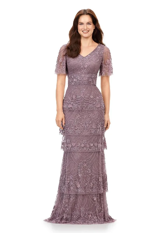 Long - length party dresses with a high - low hem for a trendy styleASHLEYlauren Dress 11235 Long - length party dresses with a high - low hem for a trendy styleASHLEYlauren Dress 11235