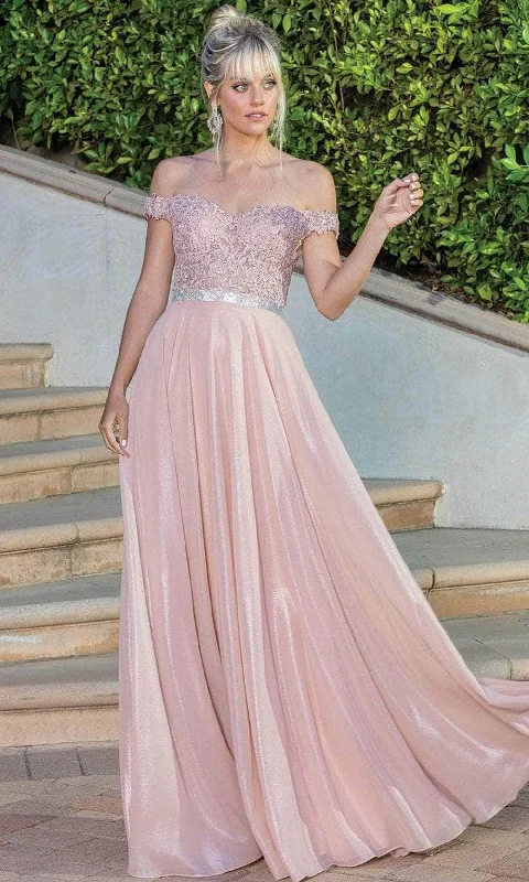 Formal dresses with cold - shoulder ruffled sleeves and floral prints for a romantic and trendy formal styleDancing Queen - Sweetheart Satin A-Line Prom Gown 4222 Formal dresses with cold - shoulder ruffled sleeves and floral prints for a romantic and trendy formal styleDancing Queen - Sweetheart Satin A-Line Prom Gown 4222