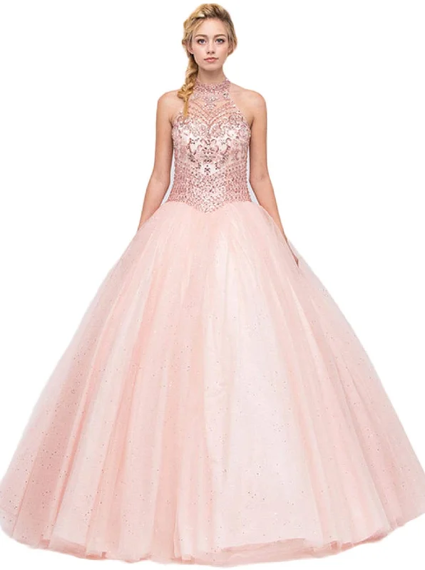Formal dresses with ruched back panels and button - down fronts for a unique and flattering fitEureka Fashion - Beaded Illusion High Halter Evening Gown Formal dresses with ruched back panels and button - down fronts for a unique and flattering fitEureka Fashion - Beaded Illusion High Halter Evening Gown
