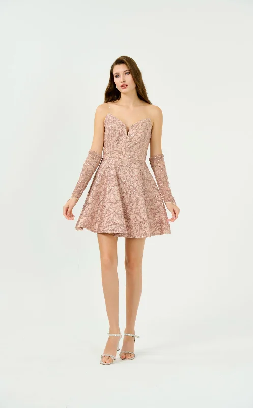 Cocktail party dresses in a classic little black dress style​Gygess G2415069 Dress